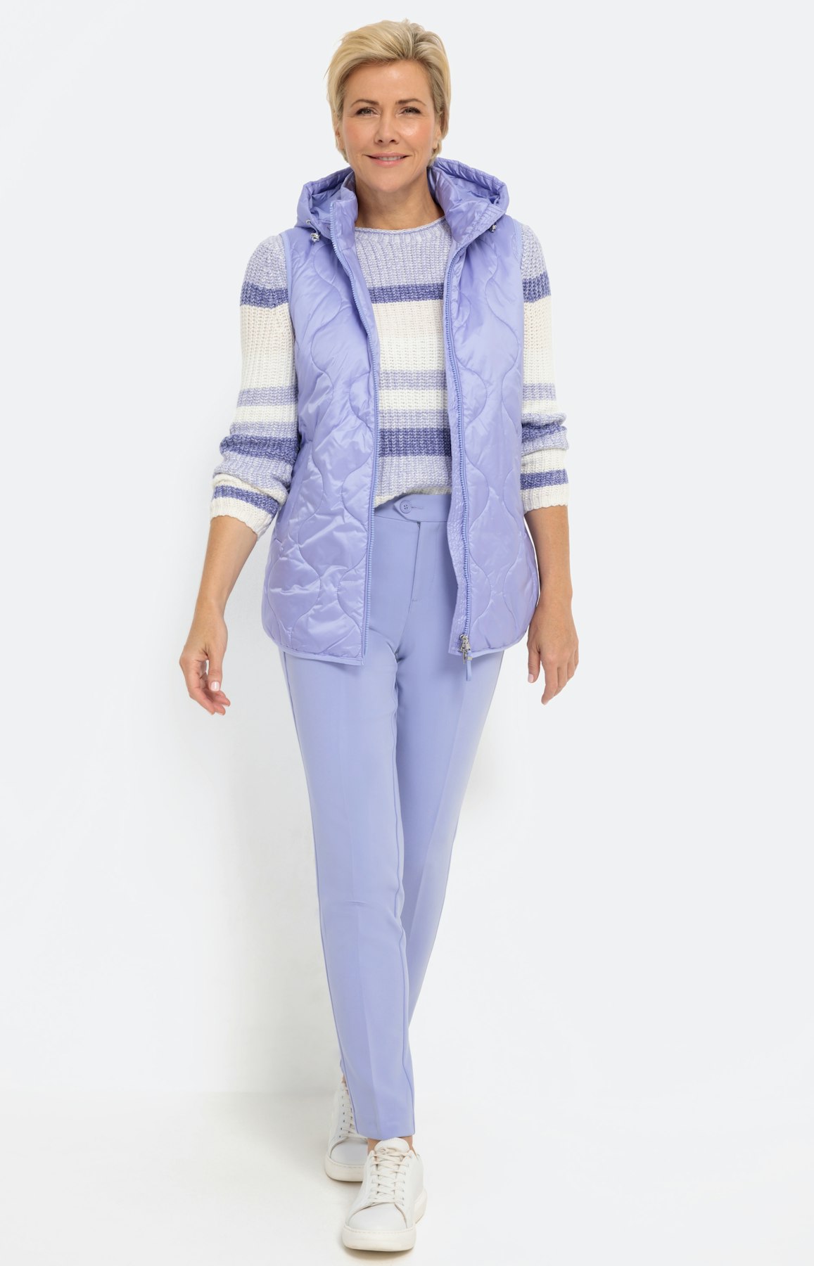 Ellastsche cigarette broek, lavender