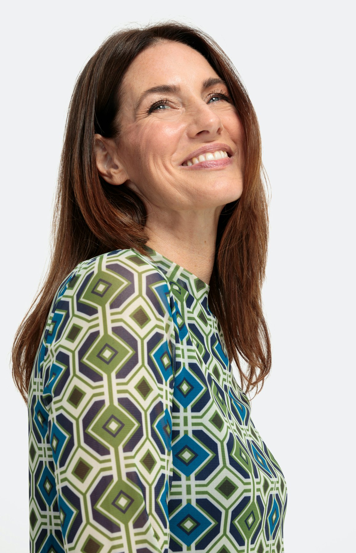 Mesh Shirt mit langem Arm