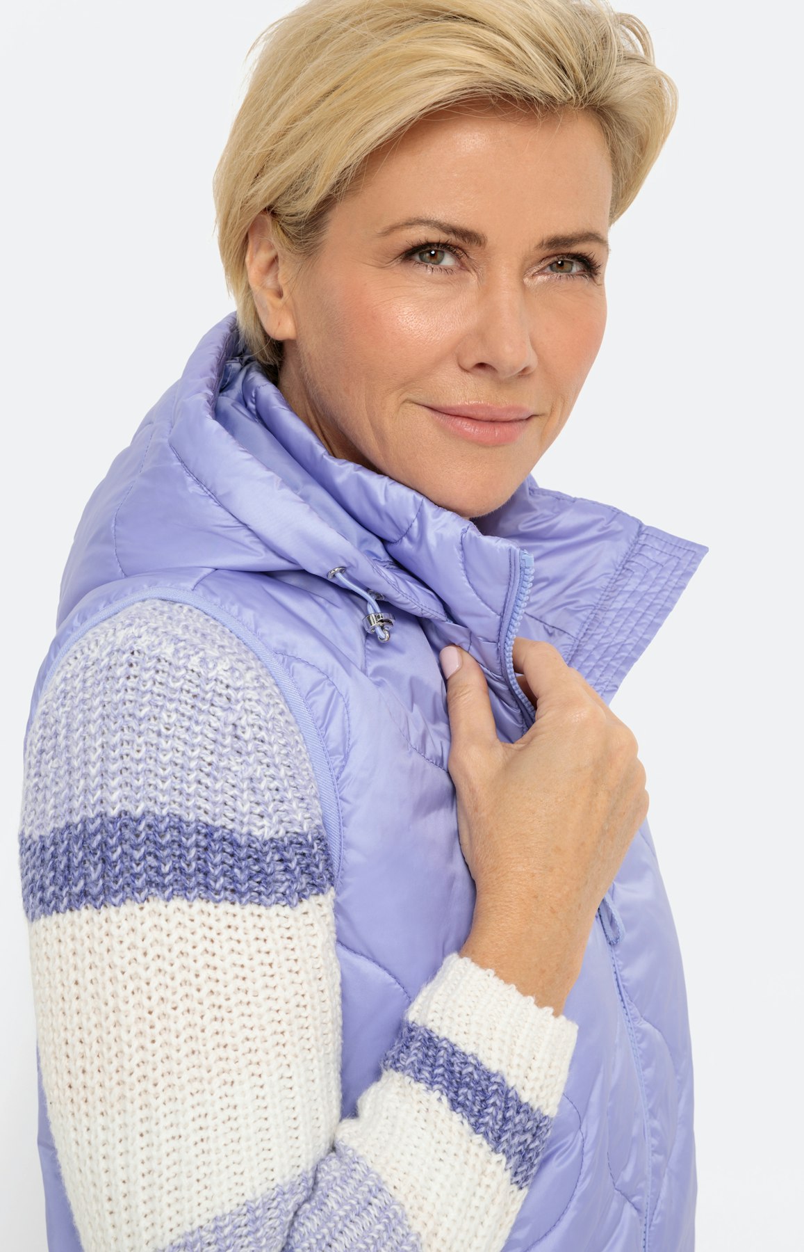 Steppweste in weiter Passform