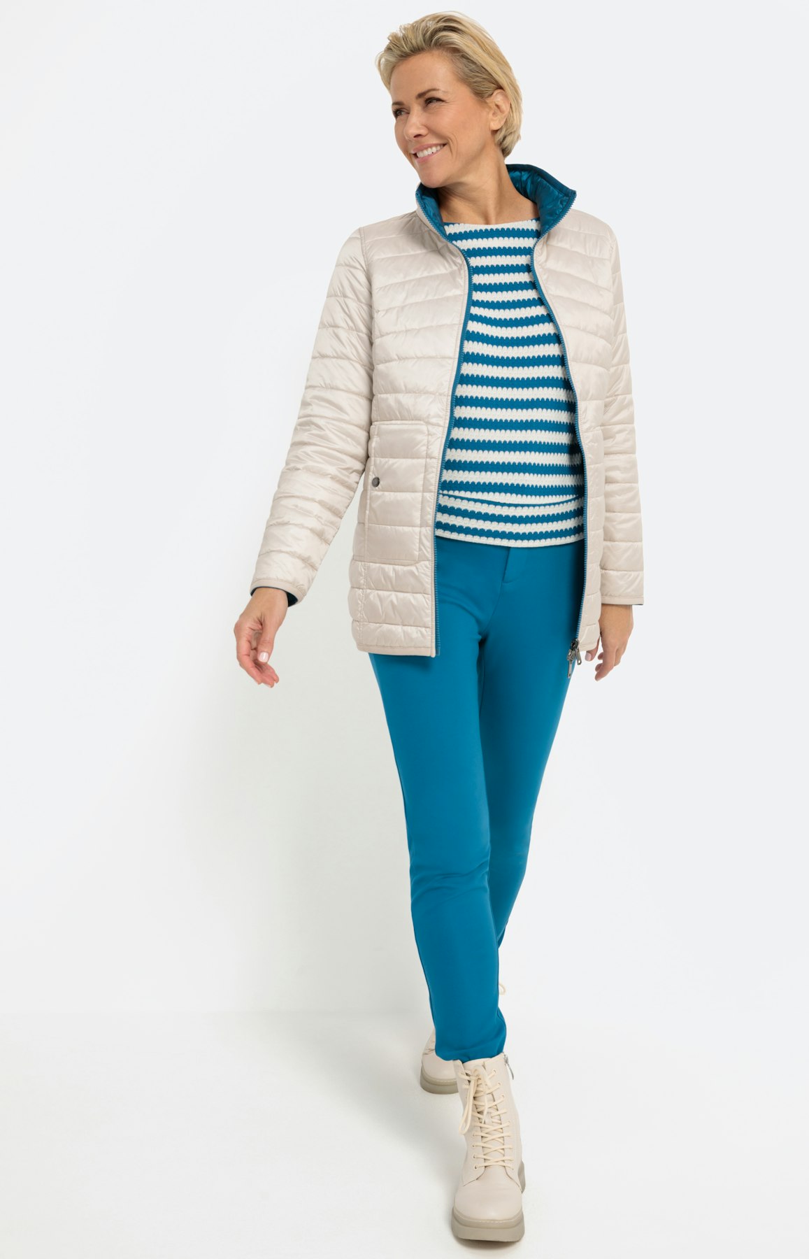 Wendejacke mit Stehkragen