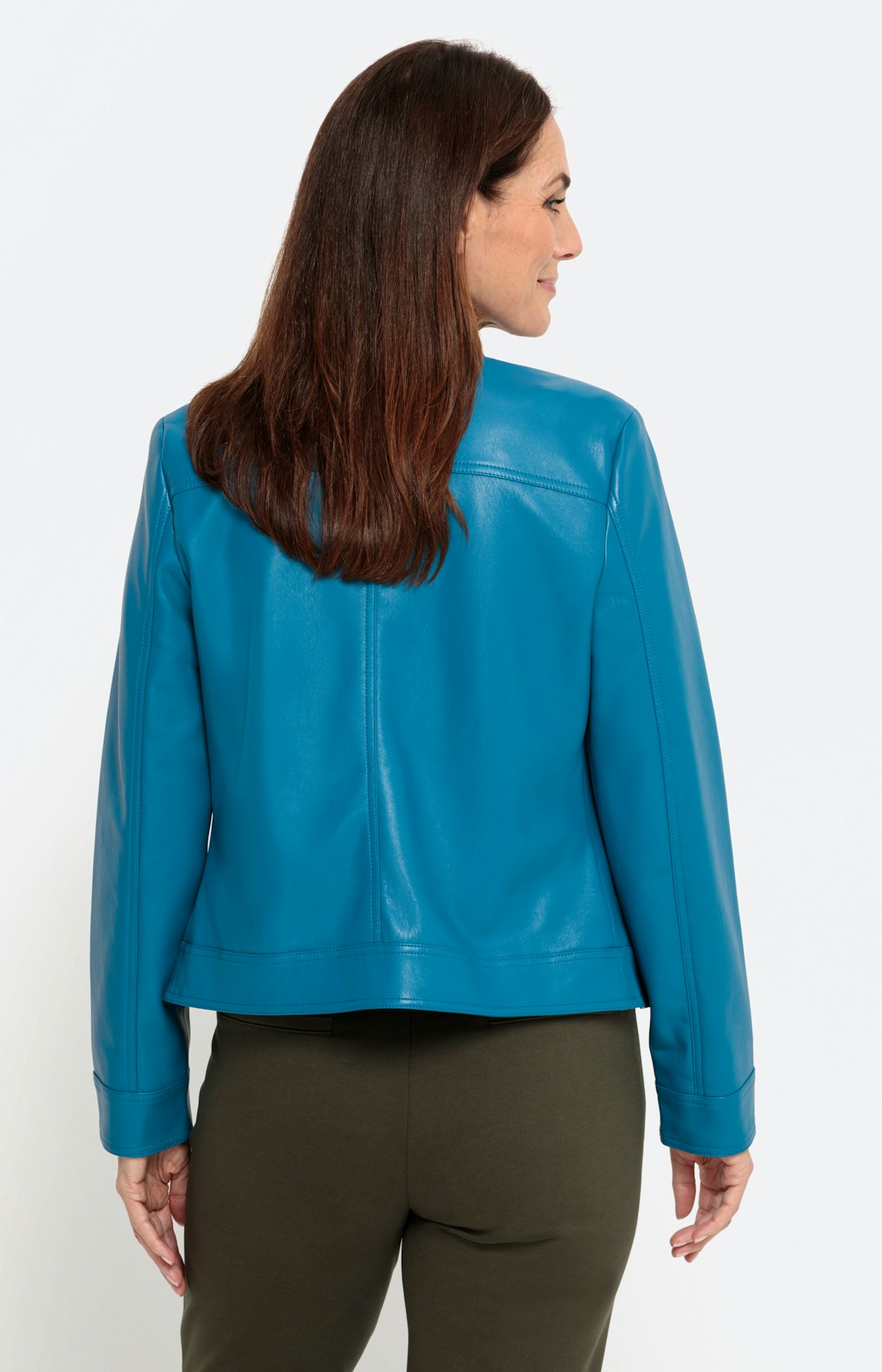 Moderne Kunstlederjacke