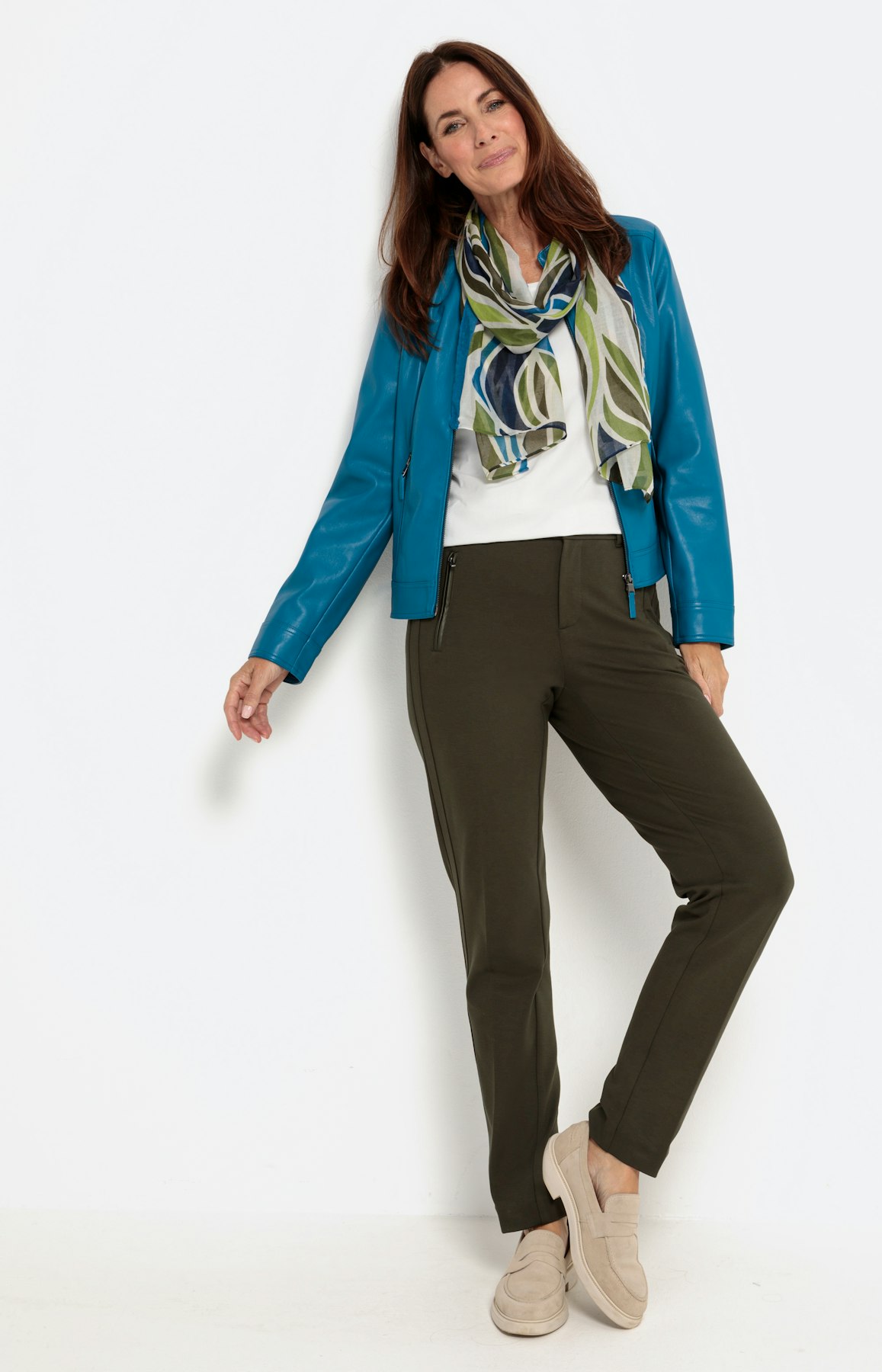 Moderne Kunstlederjacke