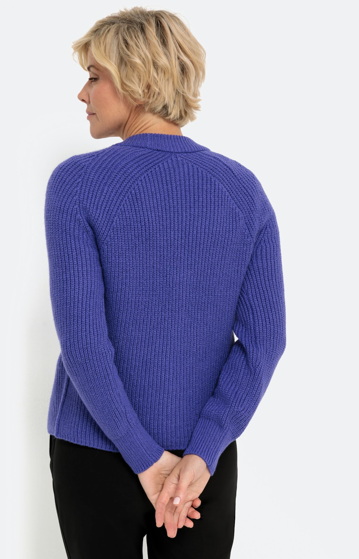Langarm Cardigan mit Knopf