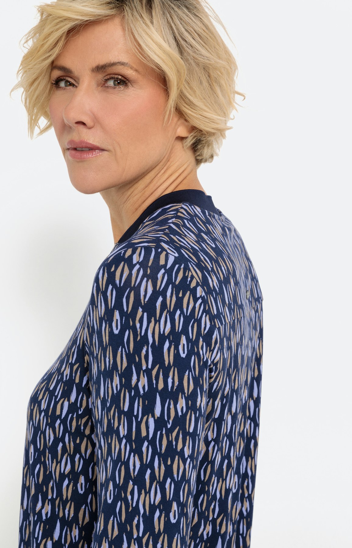 Millefleurs Shirt mit 3/4-Arm