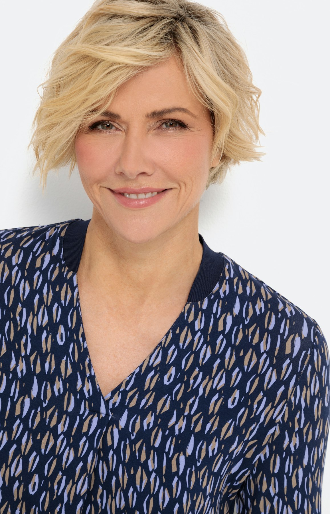 Millefleurs Shirt mit 3/4-Arm