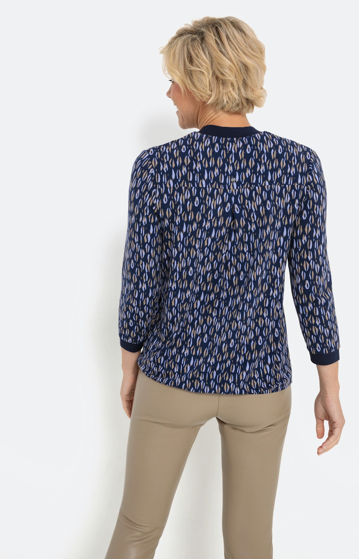 Millefleurs Shirt mit 3/4-Arm