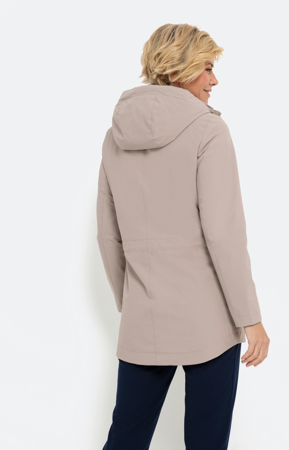 Softshelljacke im Parka-Design