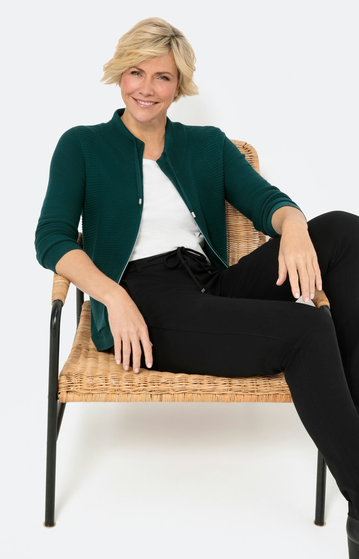 Vest met lange mouwen