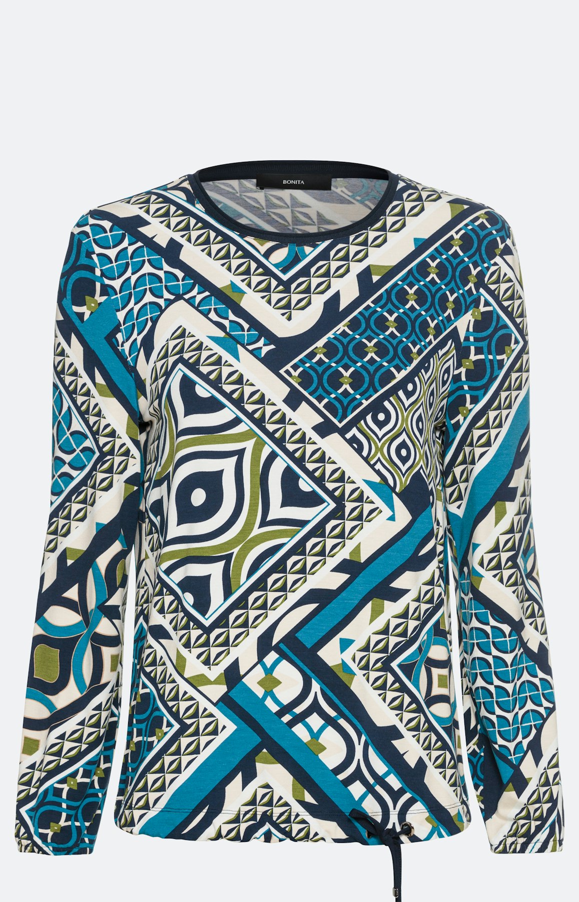 Langarmshirt im Patchwork Design