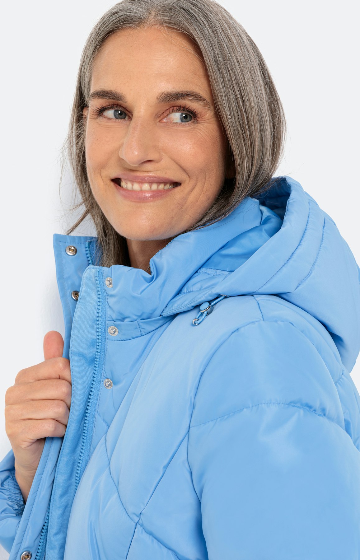 Wattierte Jacke in Stepp-Optik