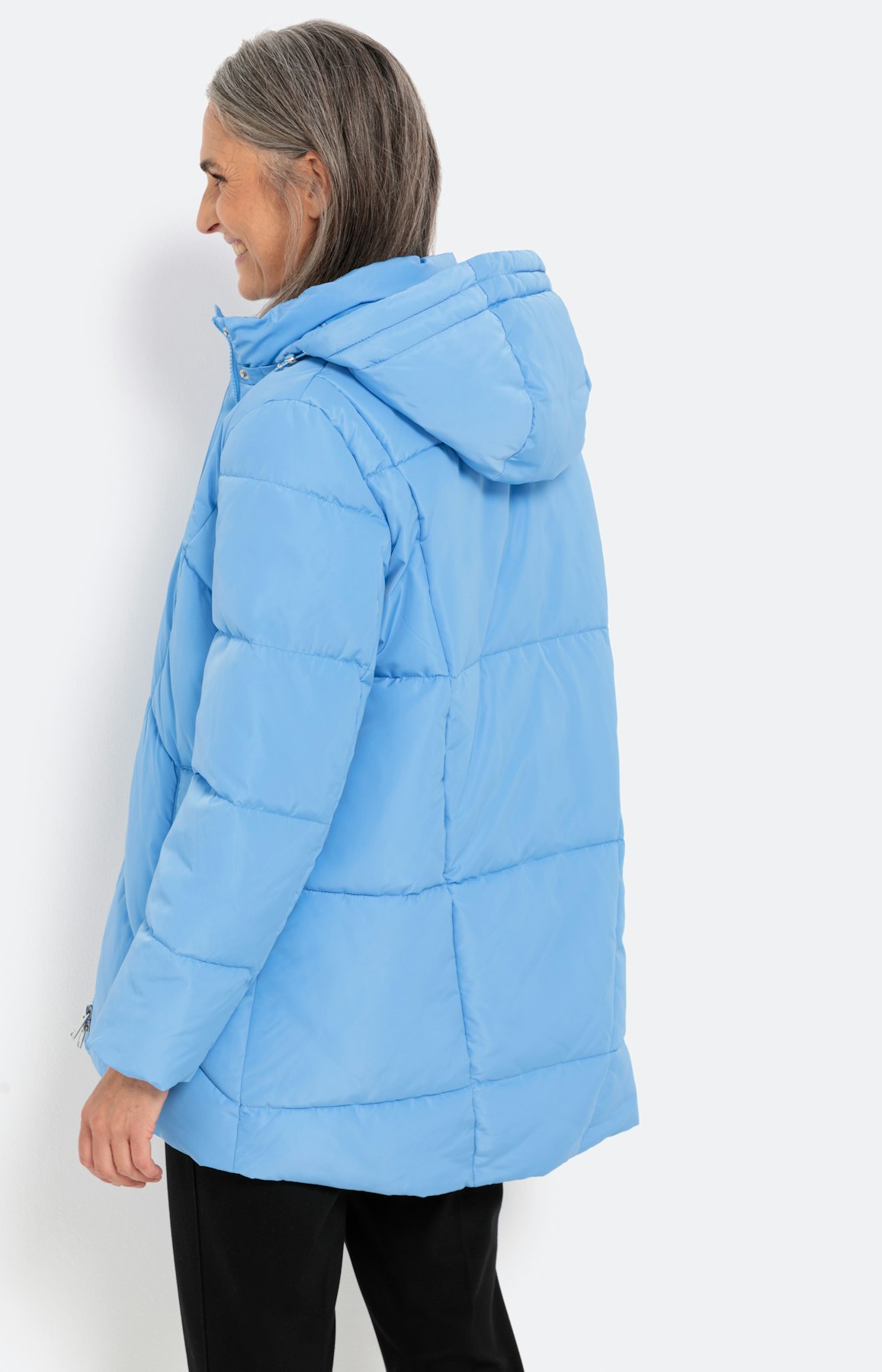 Wattierte Jacke in Stepp-Optik