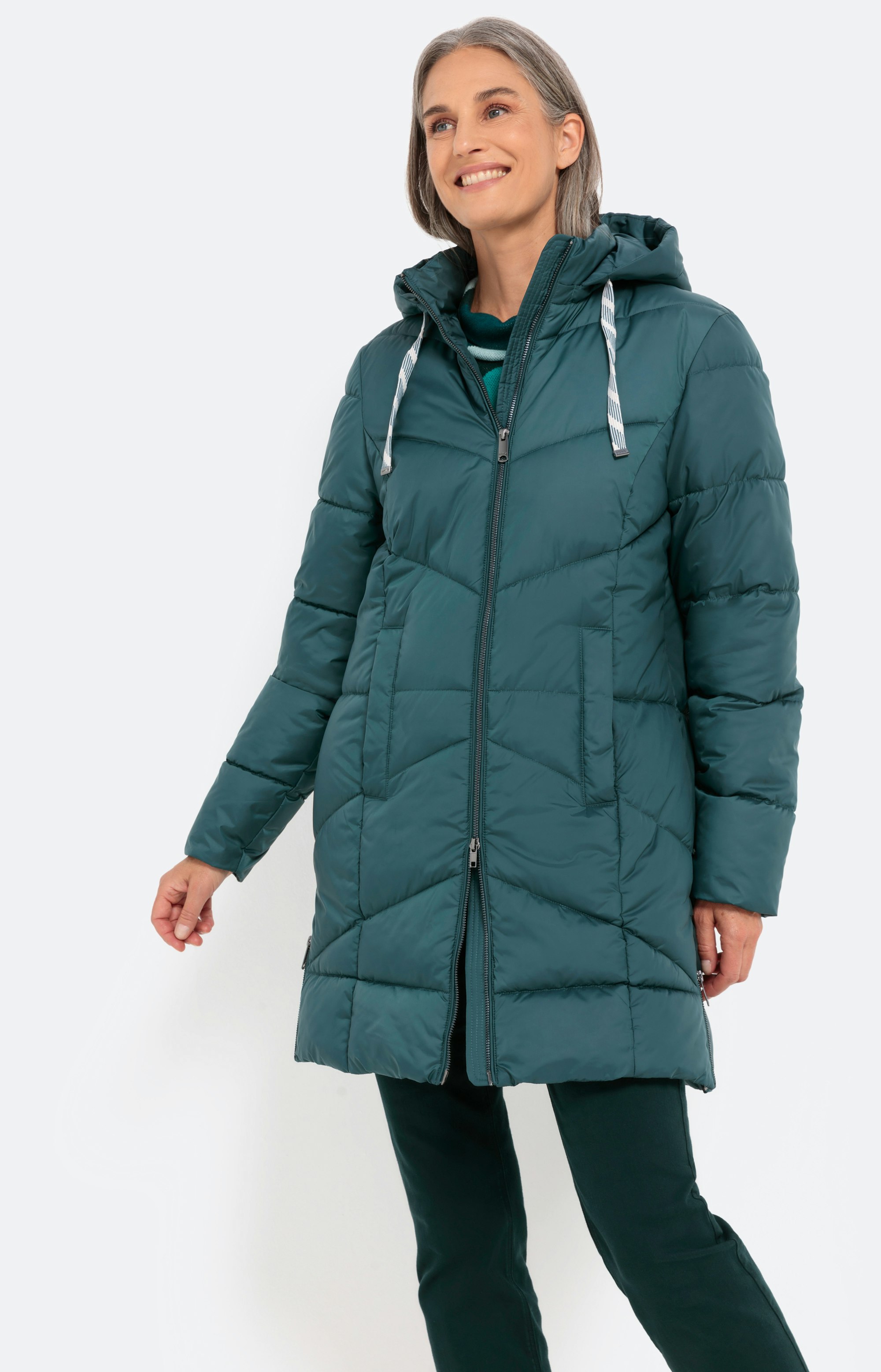 Jacken Mäntel Bonita Jacken FÃ¼r Damen Mantel In Stepp-Optik Mit