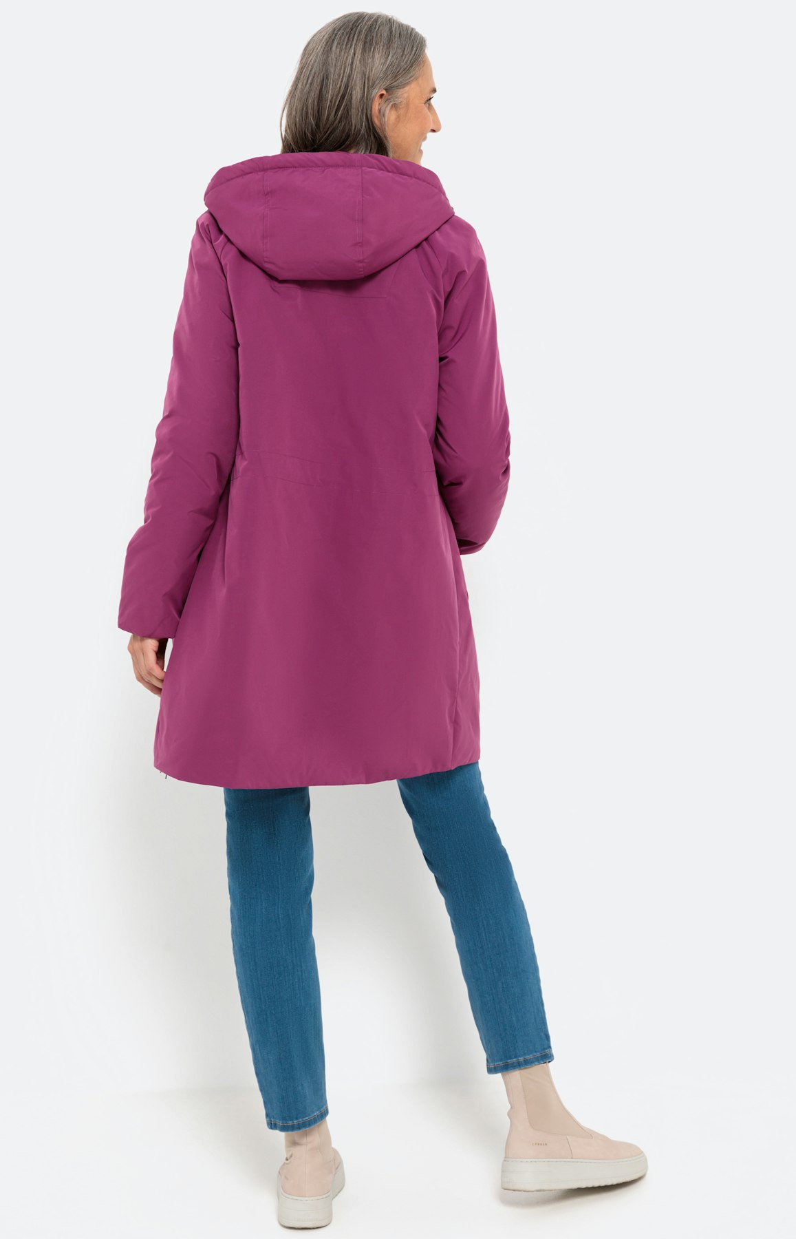 Parka mit abnehmbarer Kapuze