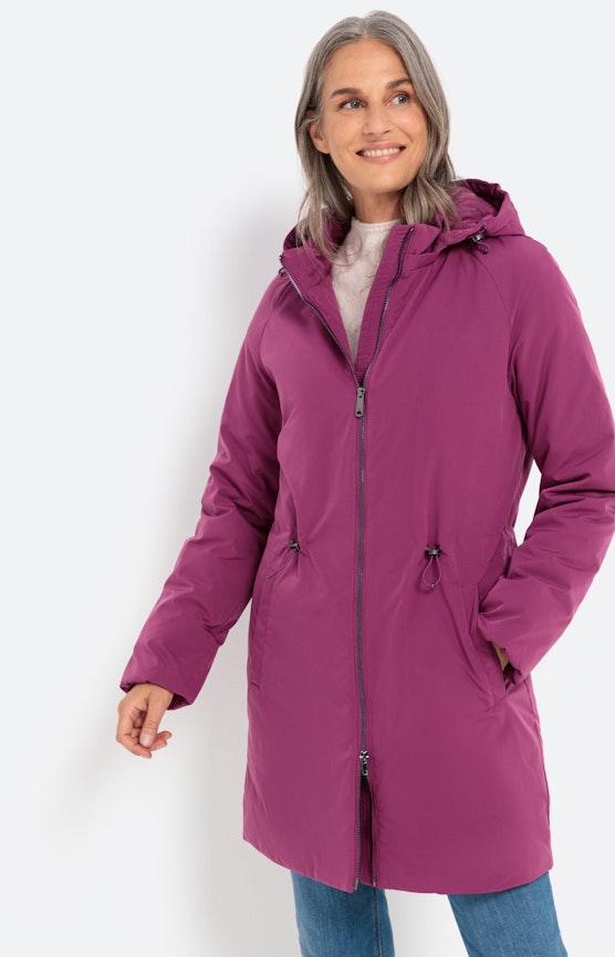 Parka met een afneembare capuchon