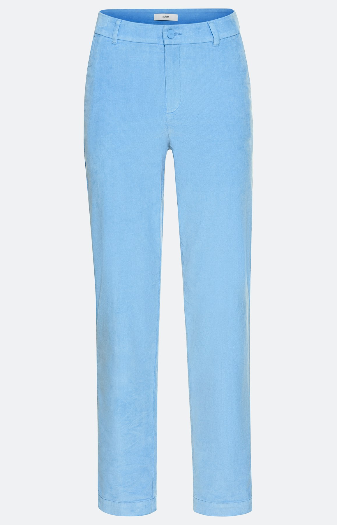 Cordhose aus Feincord, himmelblau