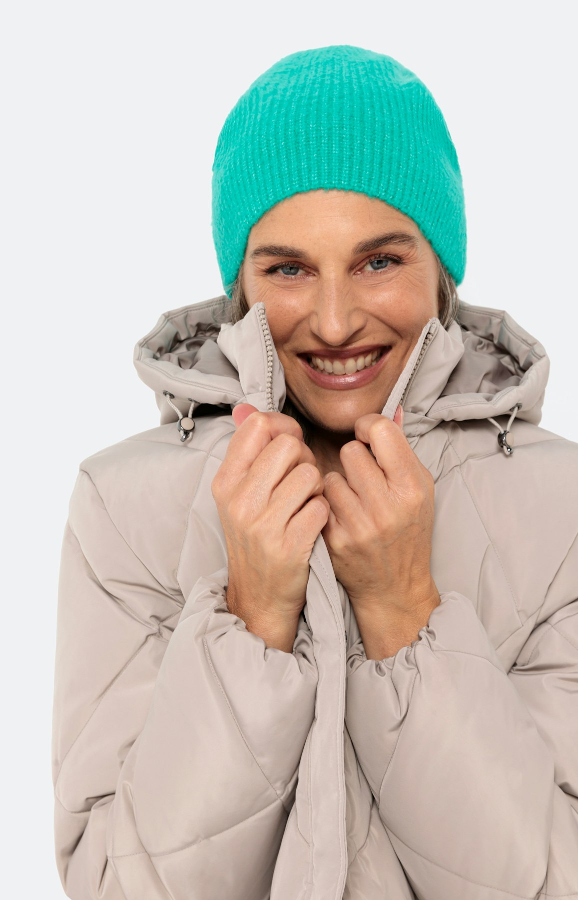 Mütze mit Rippstruktur