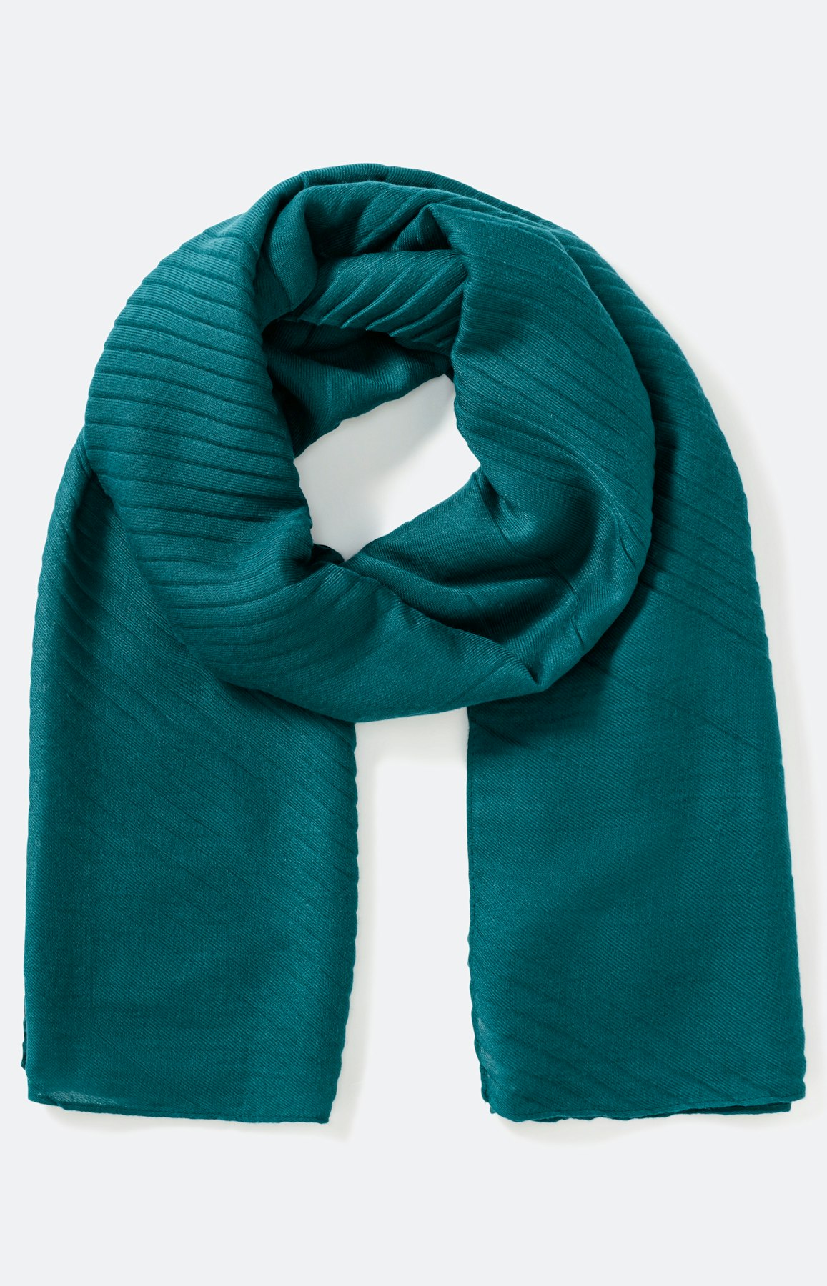 Sjaal met plisséplooien