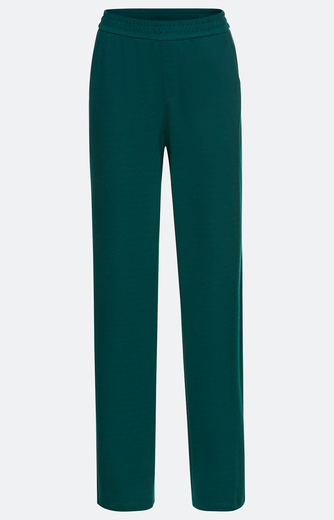 Softe Hose im Marlene Stil, dunkelgrün