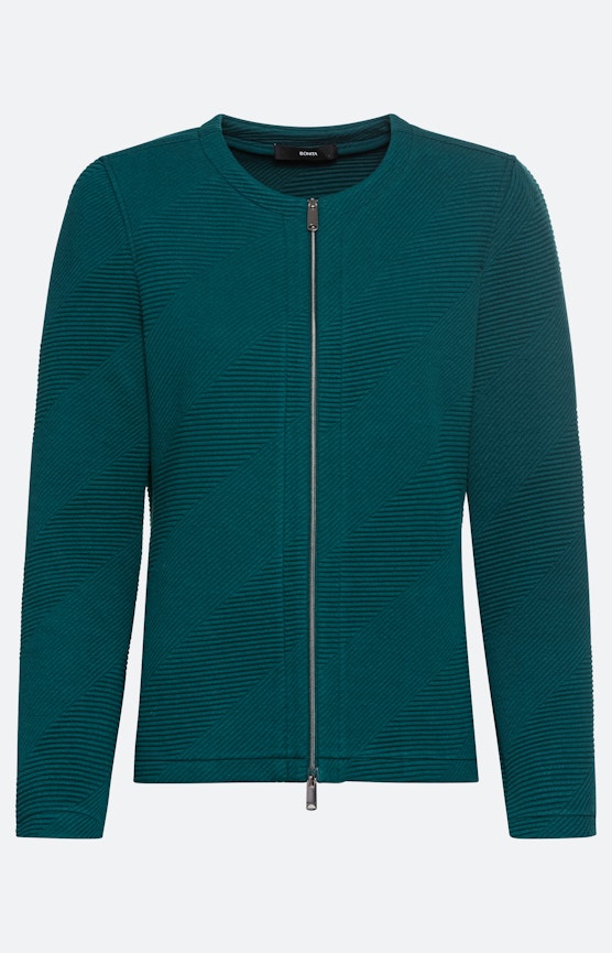 Moderne blazer in tricotkwaliteit