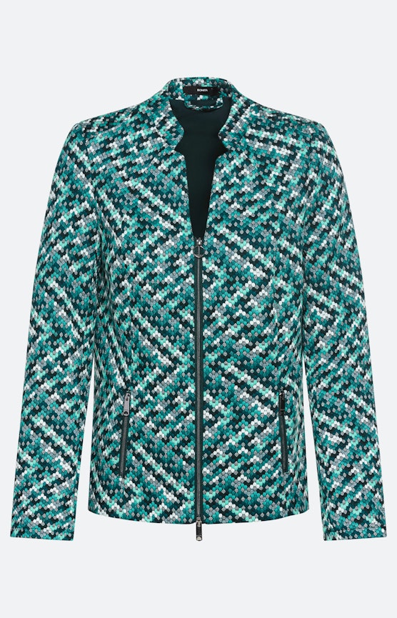 Blazer in bouclé-look