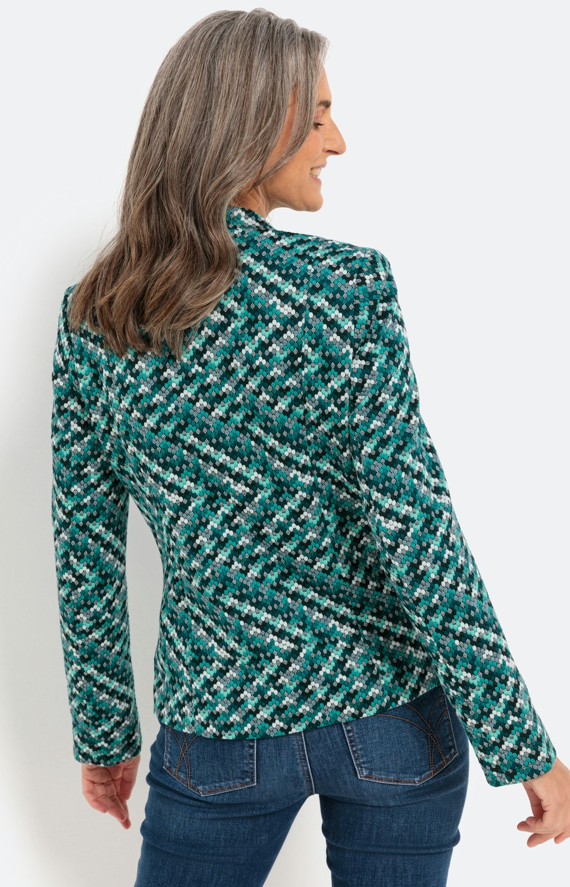 Blazer in Bouclé-Optik