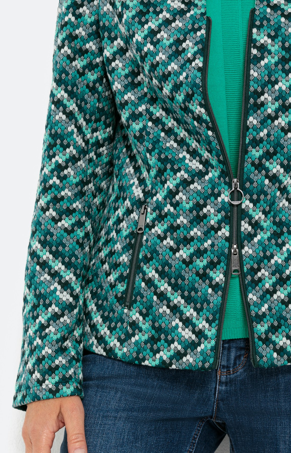 Blazer in Bouclé-Optik