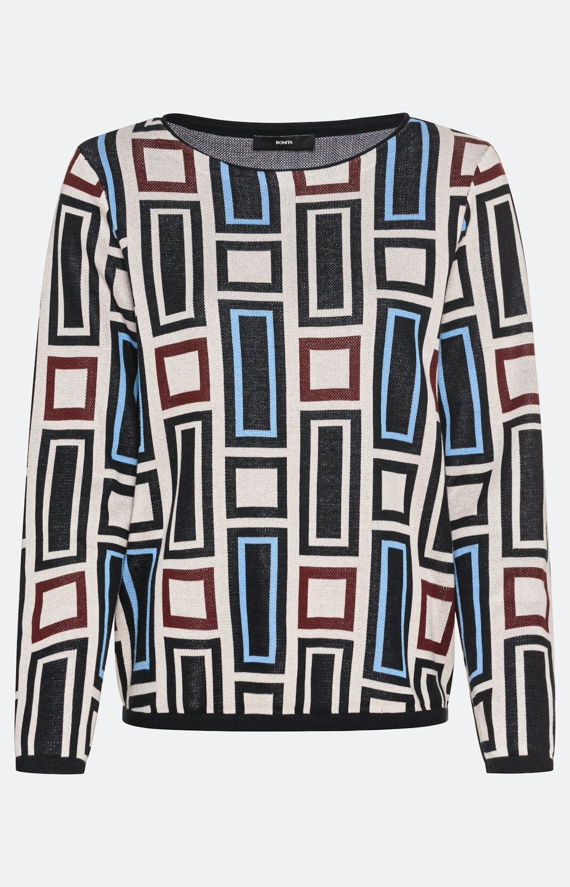 Strickpullover mit Jacquardmuster