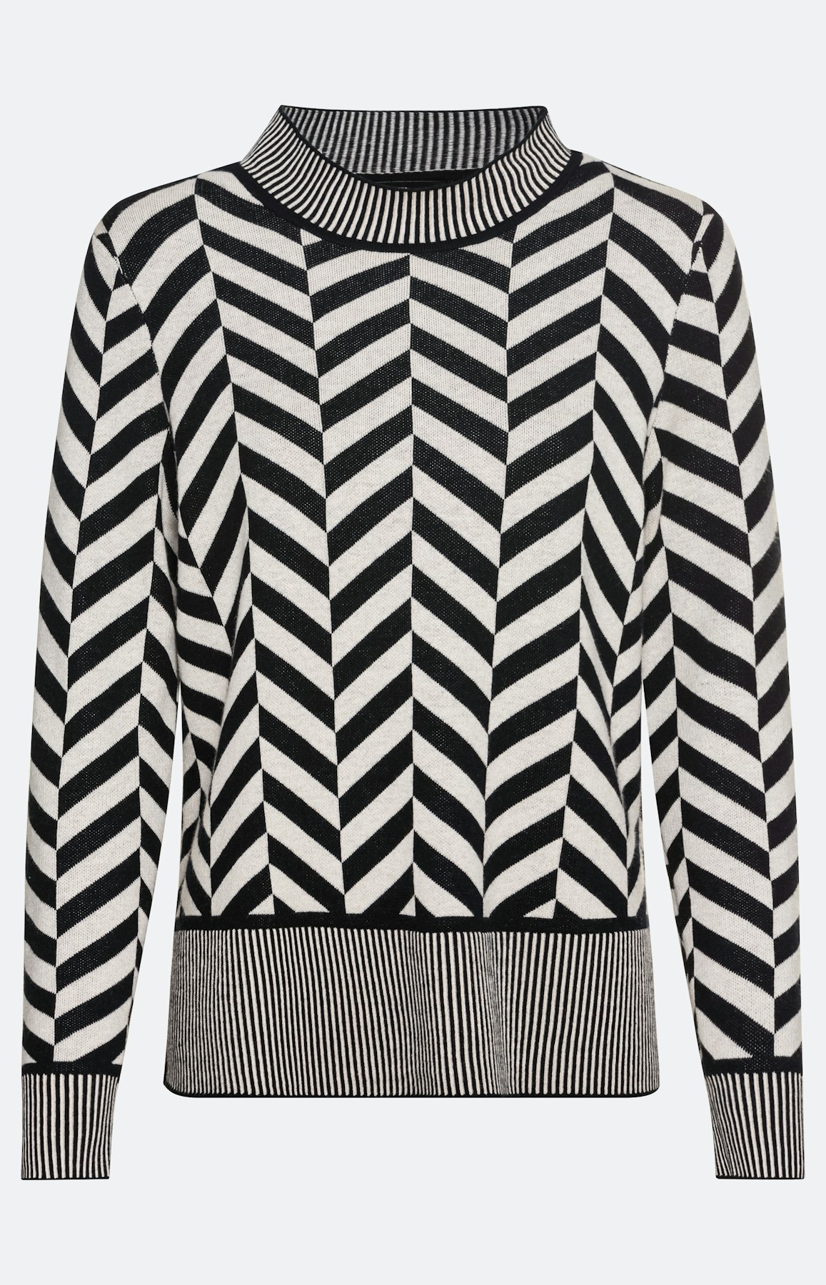 Trui met jacquarddetails