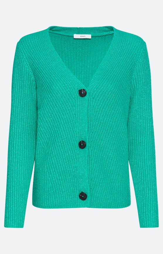 Langarm Cardigan mit Knopfleiste