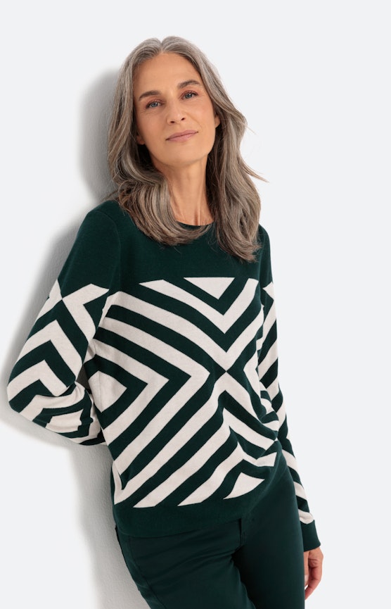 Pullover im Jacquard-Design