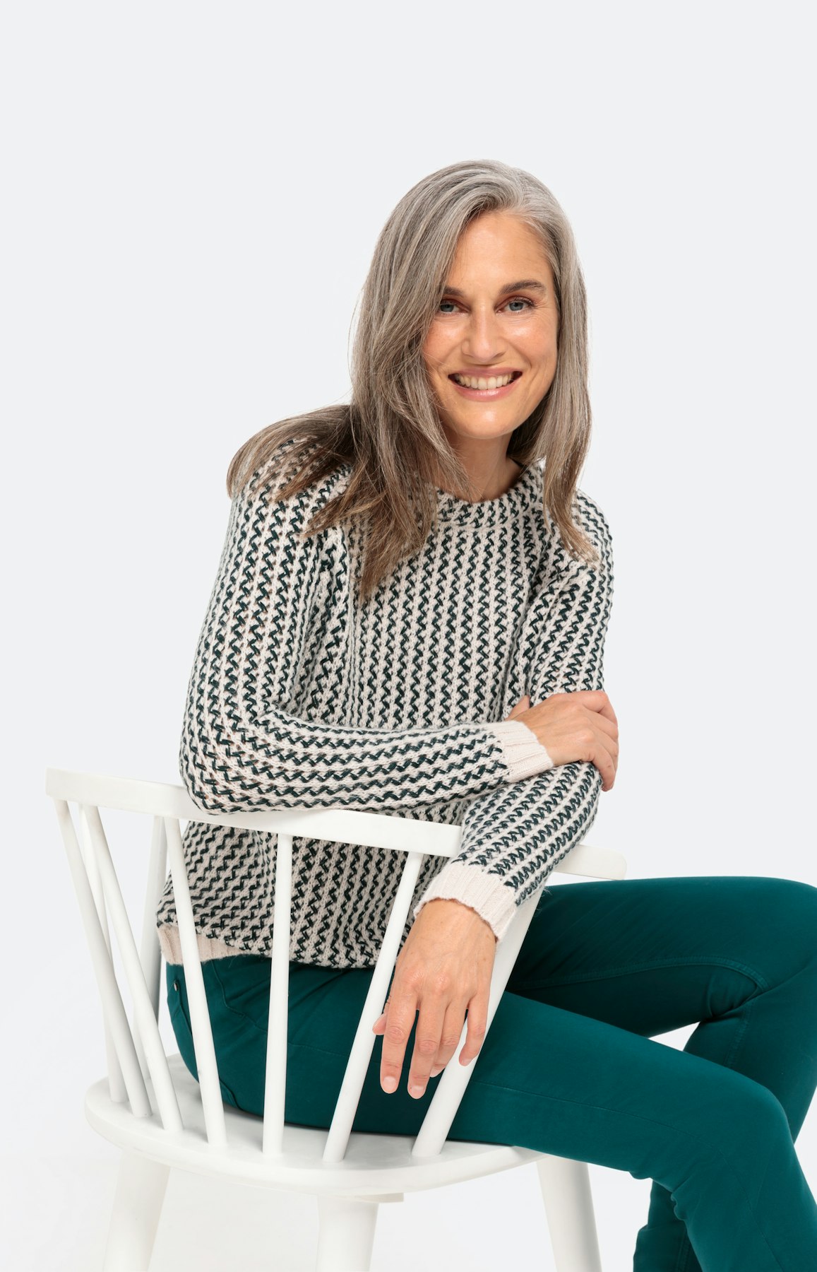 Pullover im Zickzack-Design