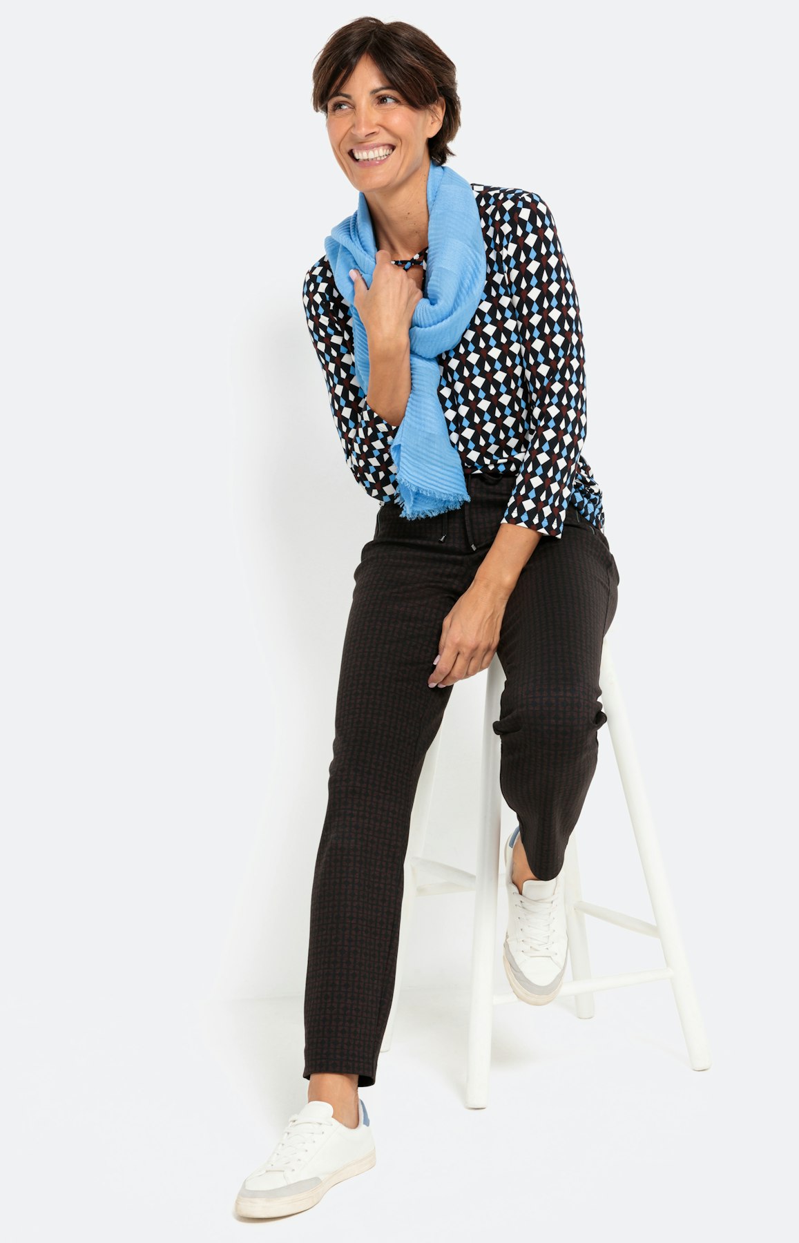 Shirt mit 3/4-Ärmel