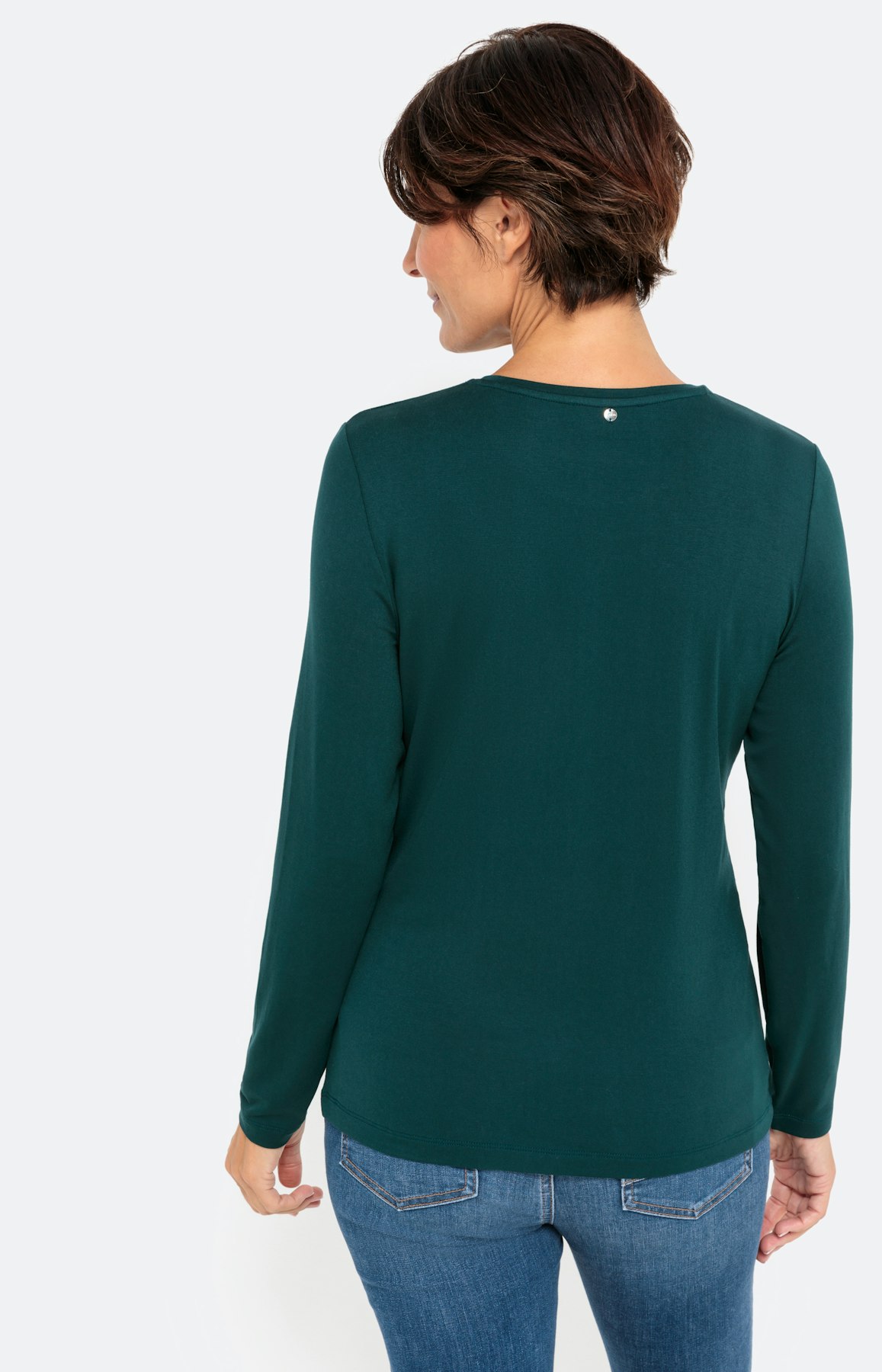 Shirt met lange mouwen en frontprint