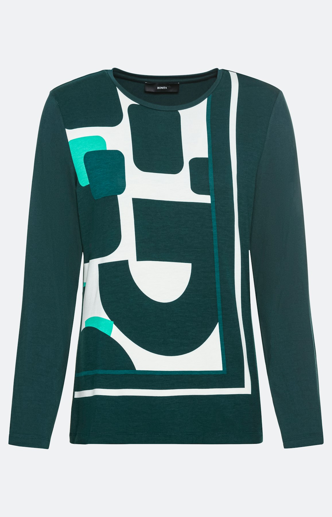 Shirt met lange mouwen en frontprint