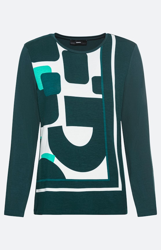 Langarmshirt mit Frontprint