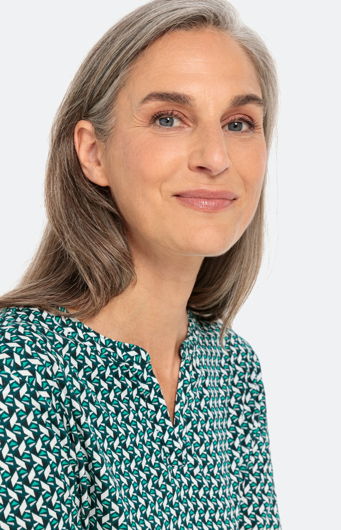 Shirt met lange mouwen en print all-over