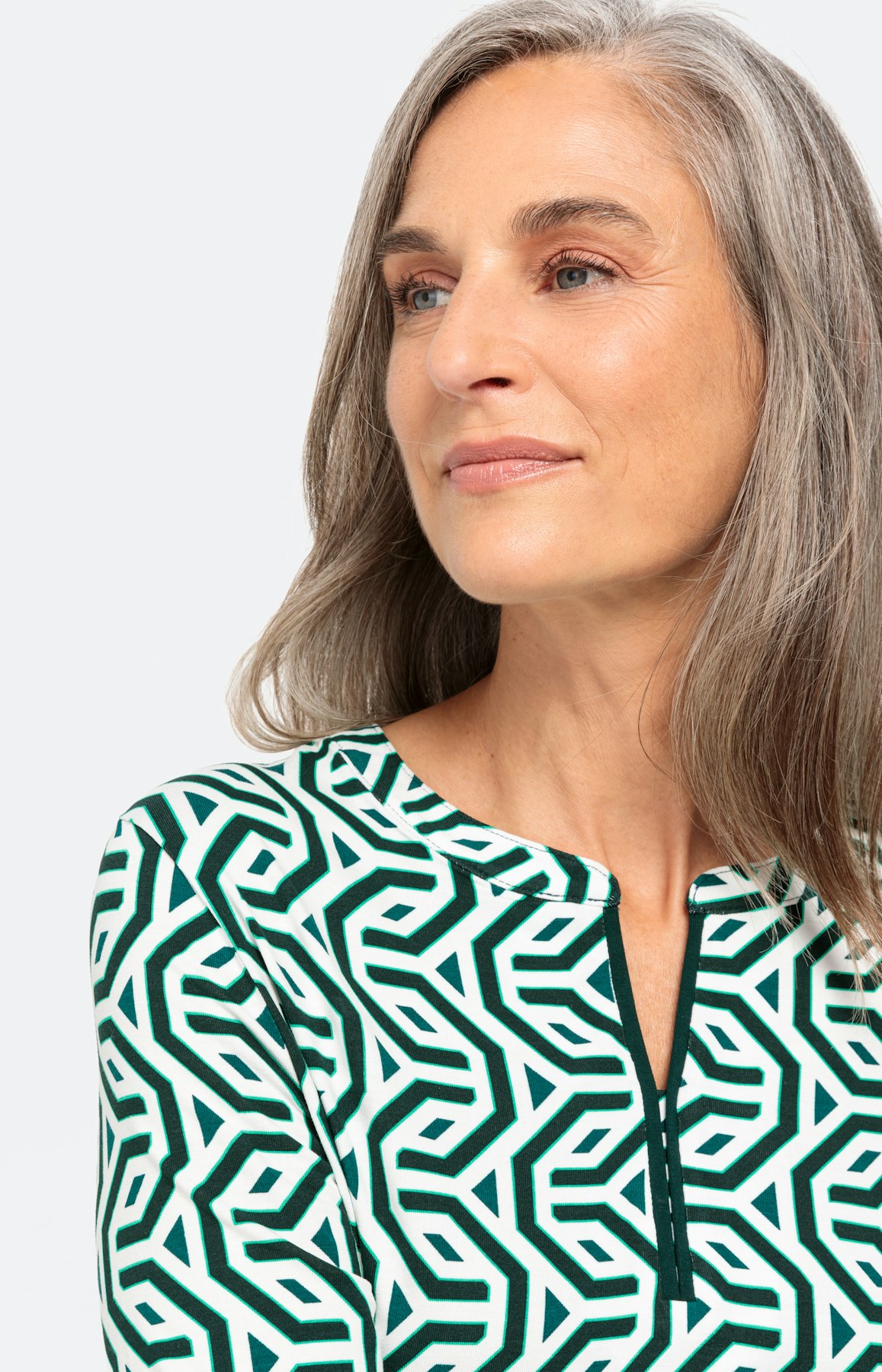 Shirt met lange mouw in grafisch design