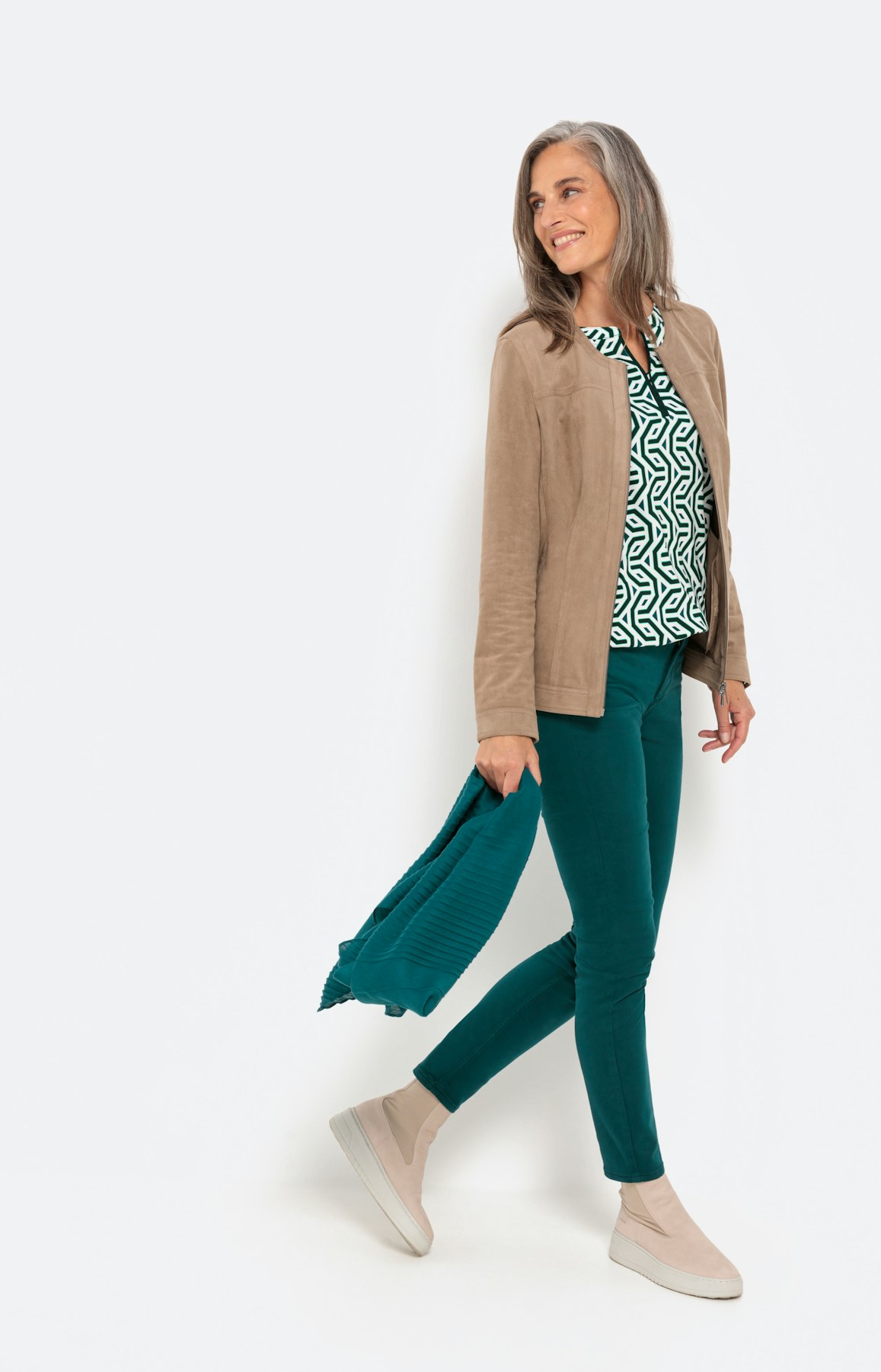 Shirt met lange mouw in grafisch design