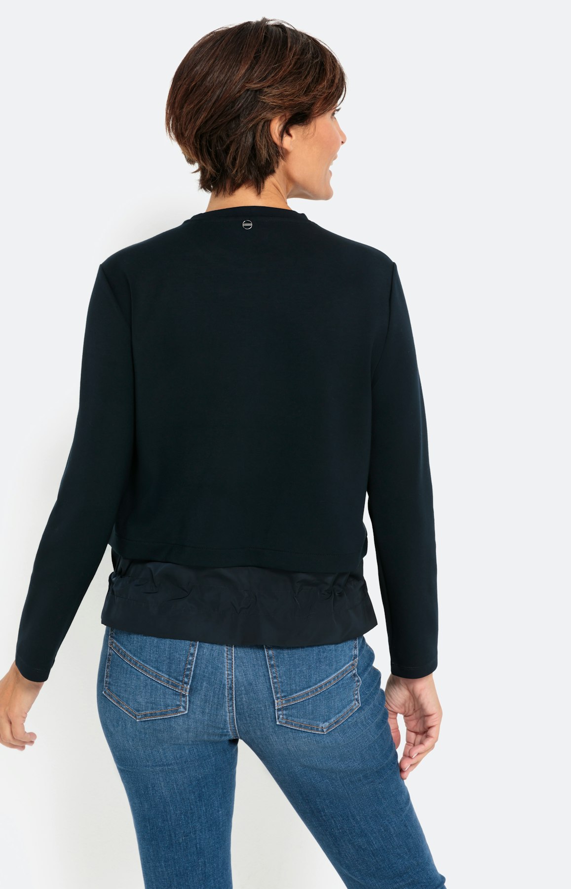 Scuba sweatshirt met lange mouwen