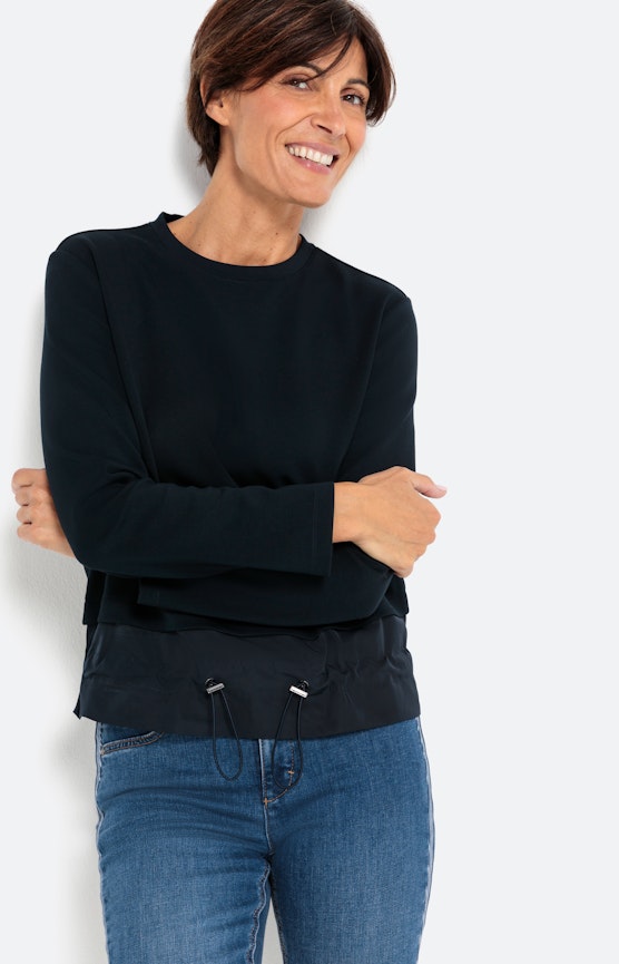 Scuba Sweatshirt mit langem Arm