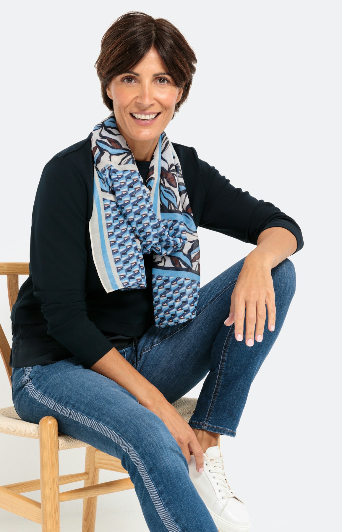 Scuba sweatshirt met lange mouwen