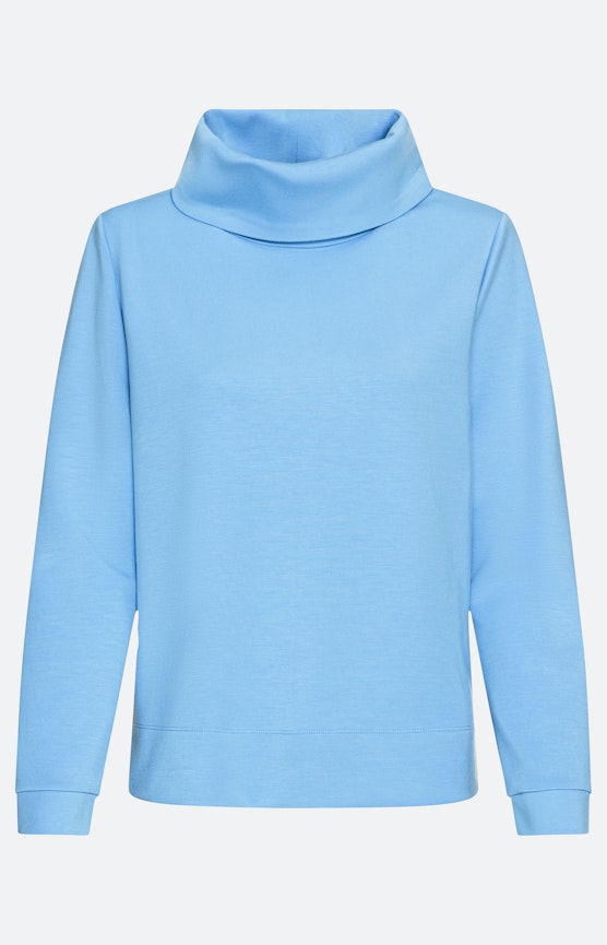 Scuba sweatshirt met col