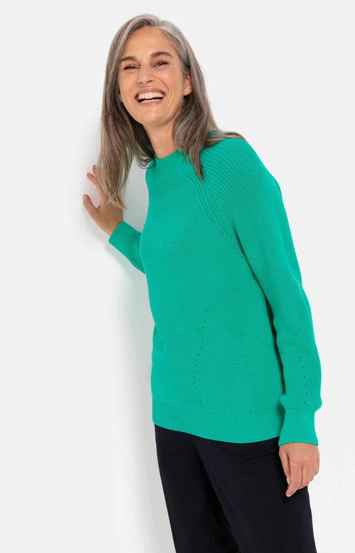 Pullover mit langem Raglanärmel