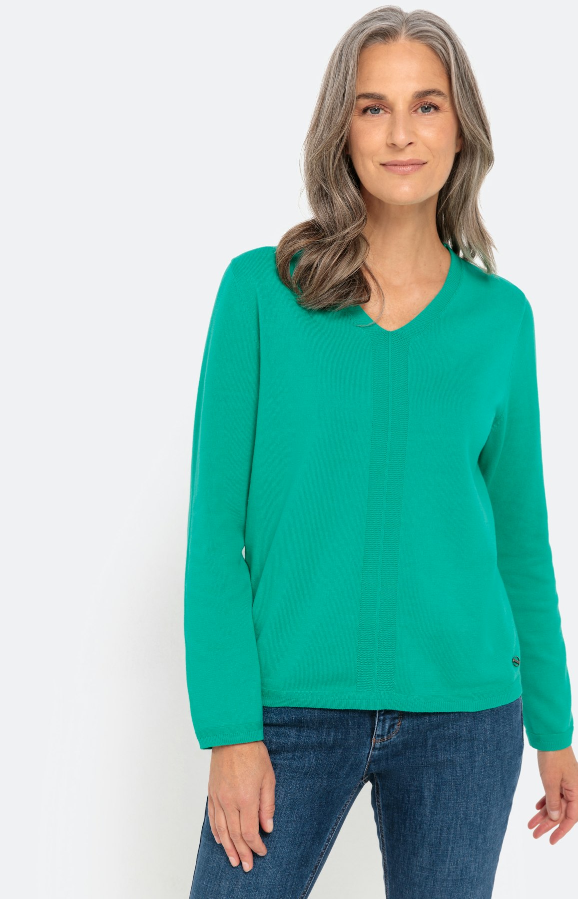 Langarm Pullover aus Baumwolle