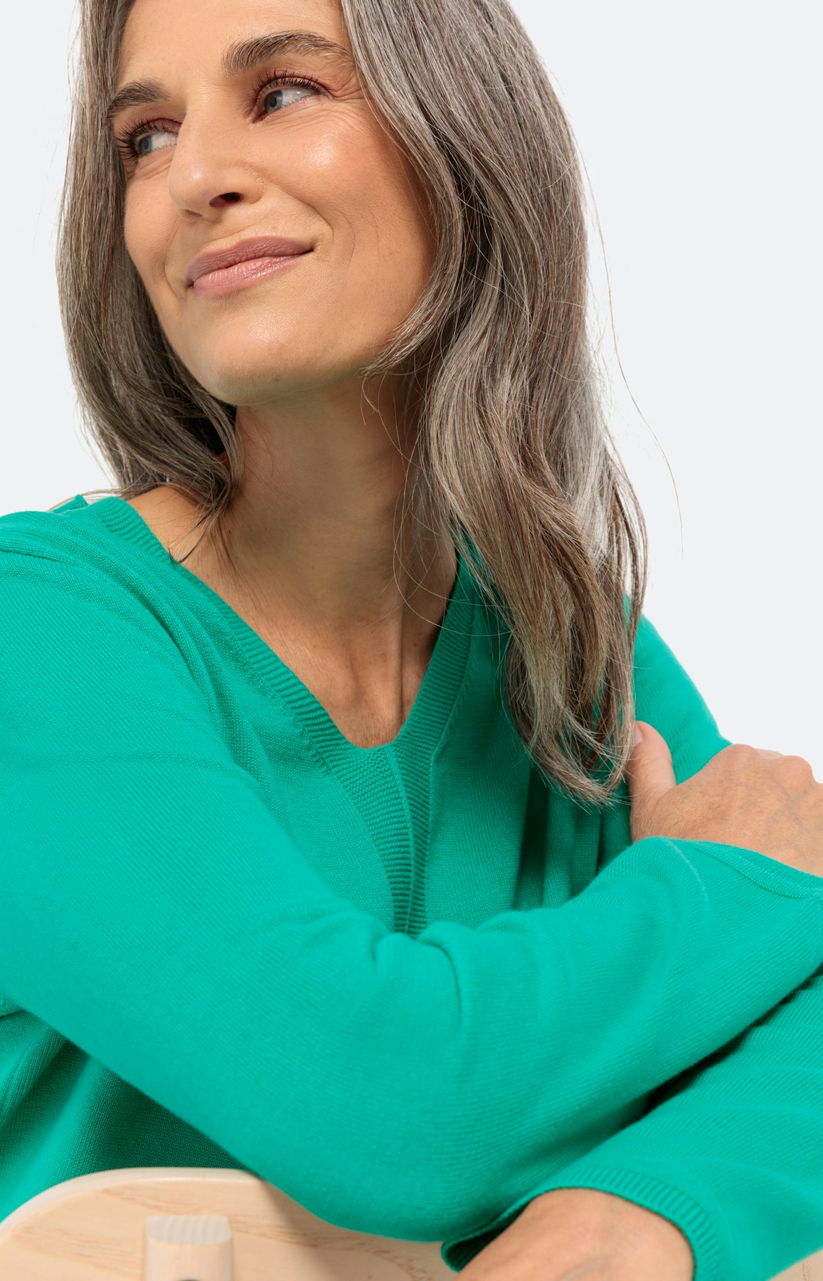 Langarm Pullover aus Baumwolle