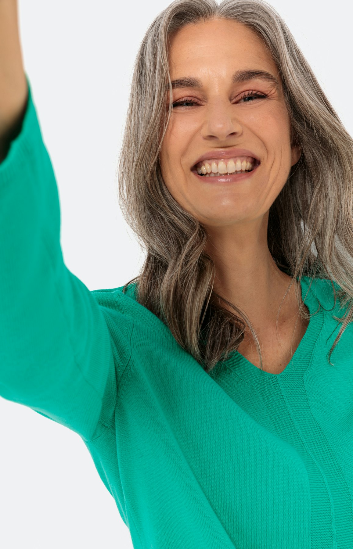 Langarm Pullover aus Baumwolle