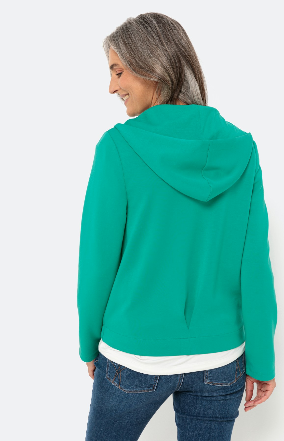 Sweatvest van scuba met lange mouwen