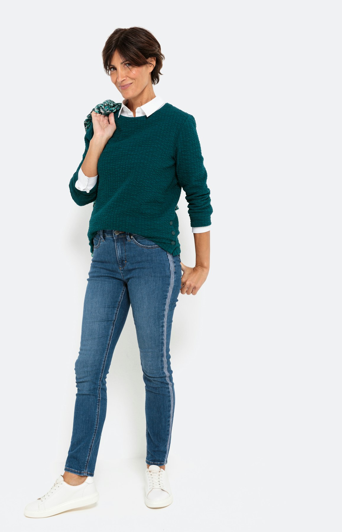 Sweatshirt mit 3/4-Arm