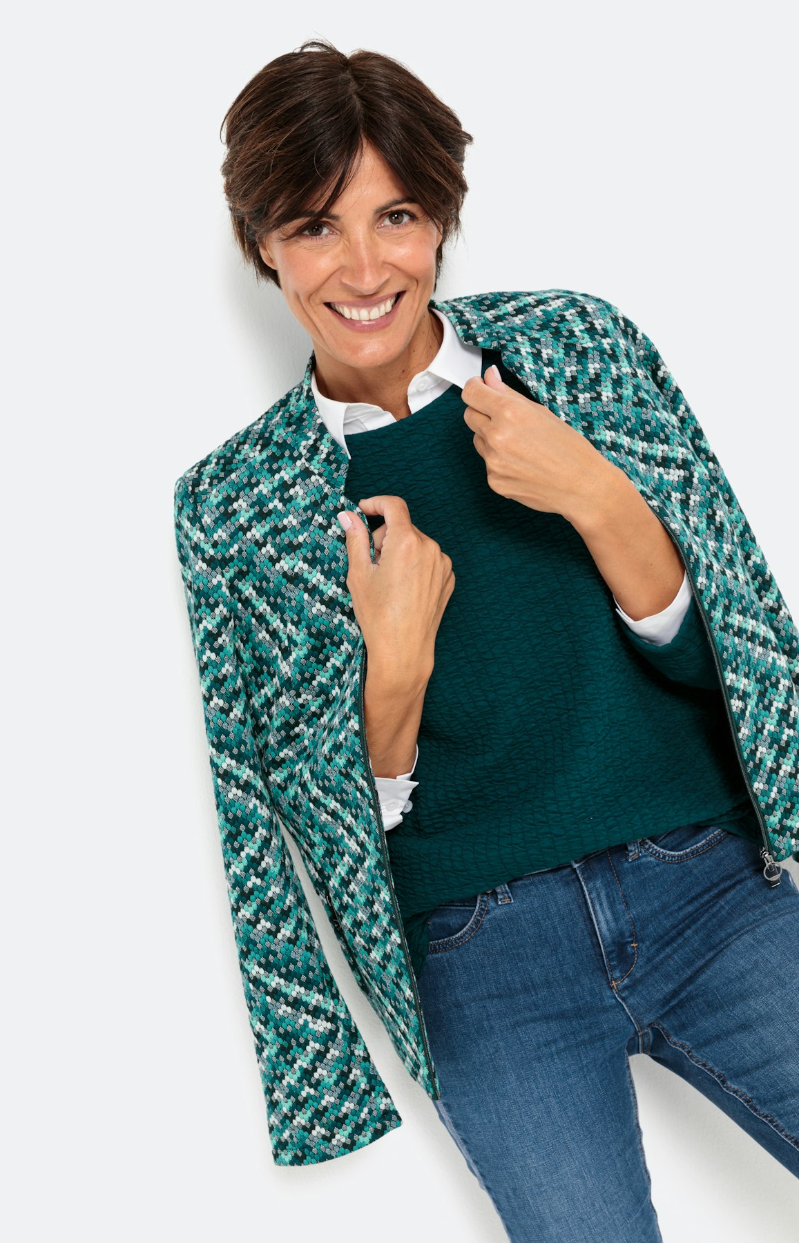 Sweatshirt mit 3/4-Arm