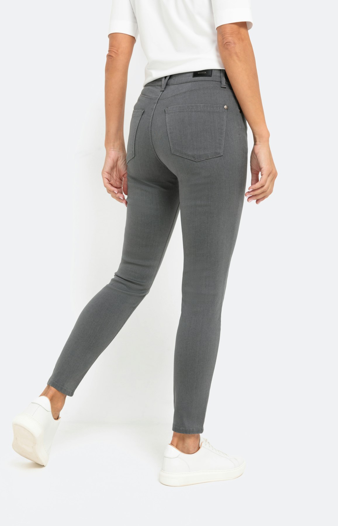 Jeans Dana 28 inch lichtgrijs
